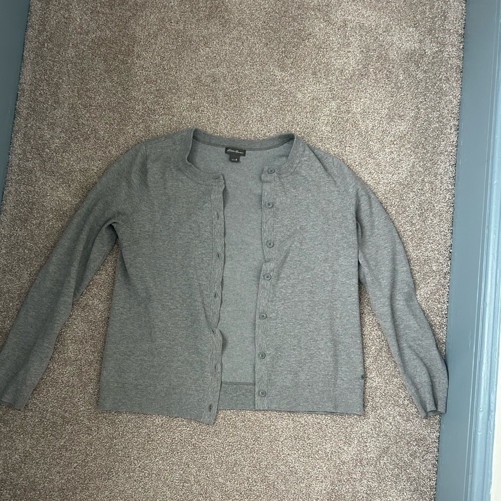 Eddie Bauer Gray Women's Cardigan